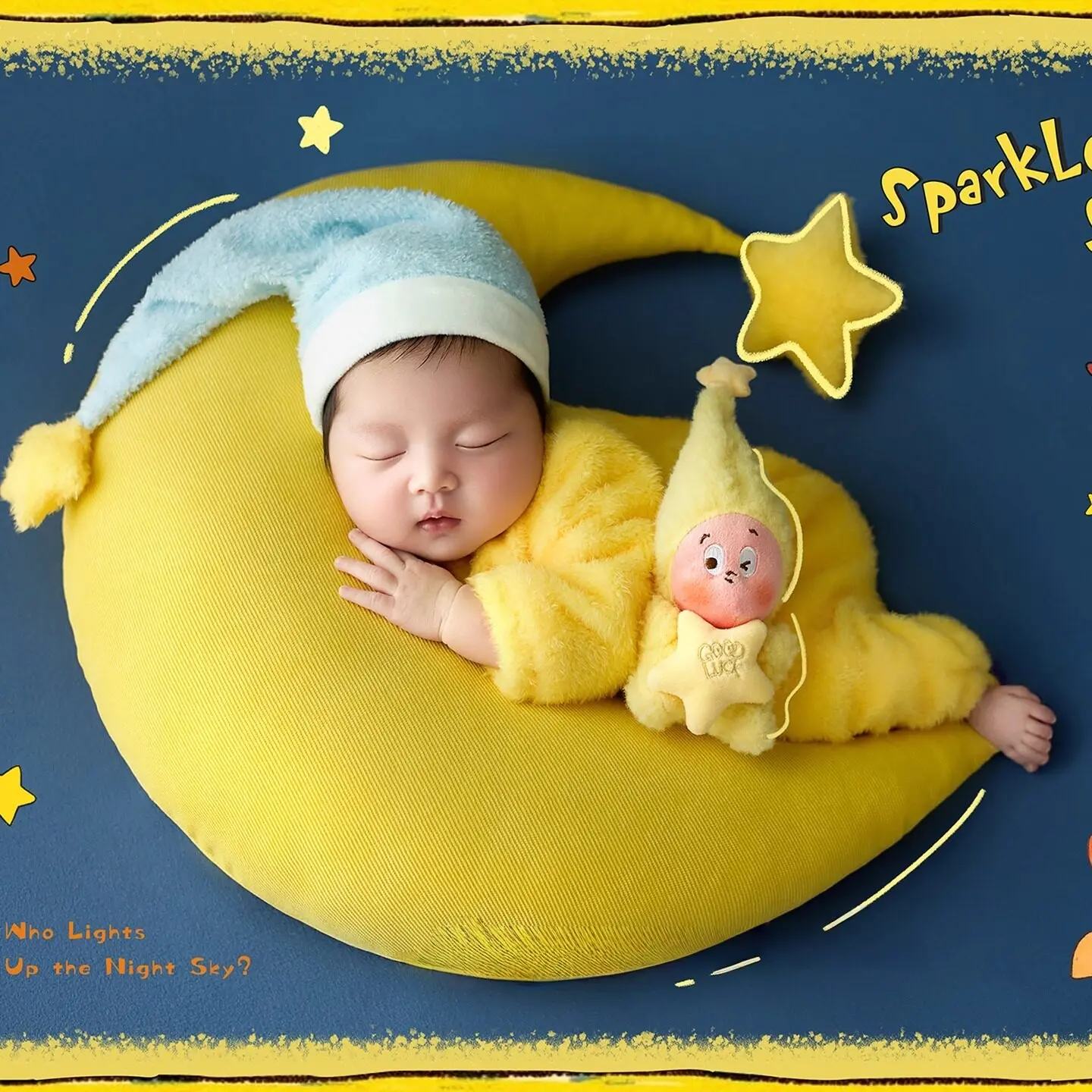 Twinkle Twinkle Star Theme Set - Newborn Photography Props Collection - Image 4